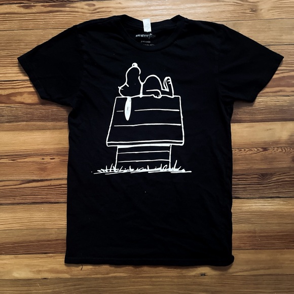 Snoopy Black and White We Love Fine x Peanuts Small T-shirt - Picture 2 of 3